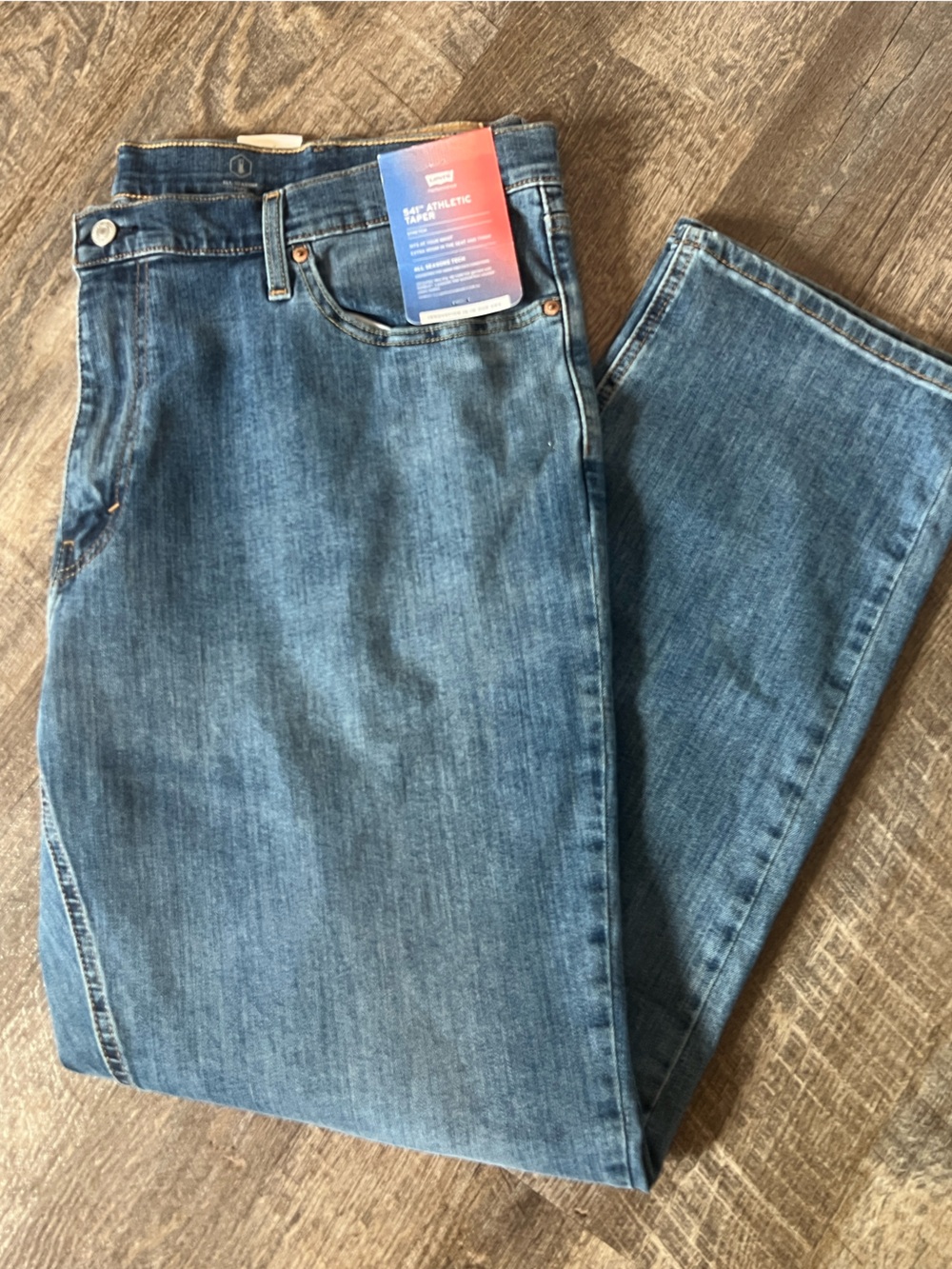 Levi's 541 Athletic Stretch Jeans- Size 44x34